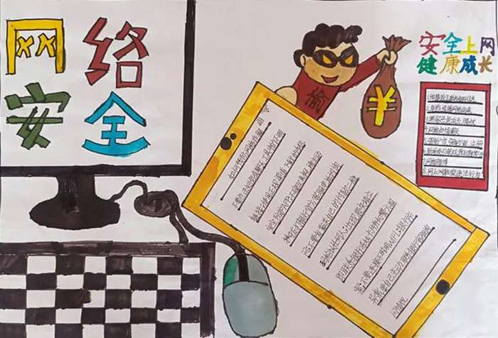 网络安全宣传周手抄报