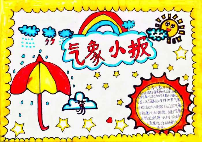 气象科普小报手抄报图片及内容