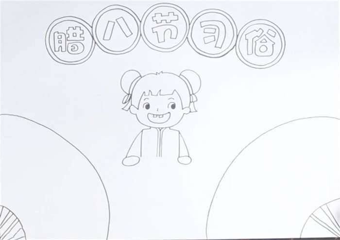 腊八节的习俗手抄报怎么画简单漂亮