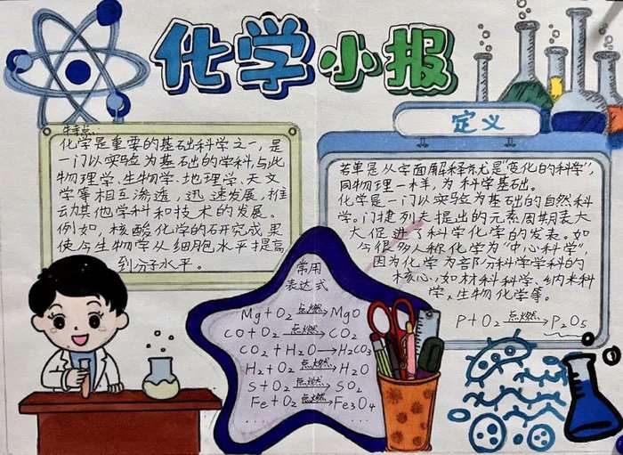 化学手抄报初三