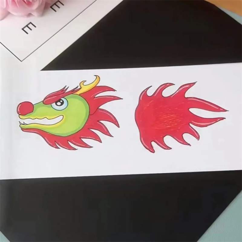 龙年手工制作《神龙摆尾》