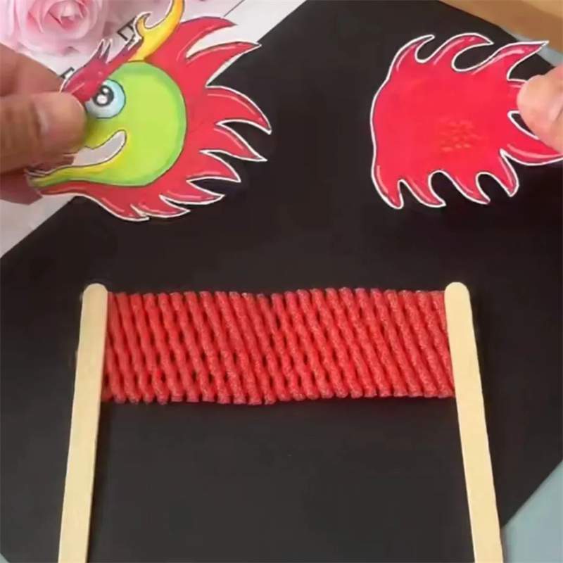 龙年手工制作《神龙摆尾》