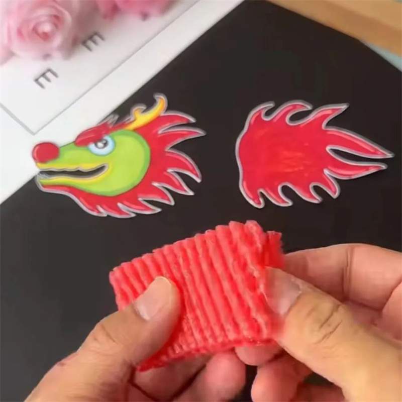 龙年手工制作《神龙摆尾》