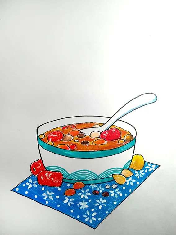 腊八节少儿美术课程《一碗腊八粥》