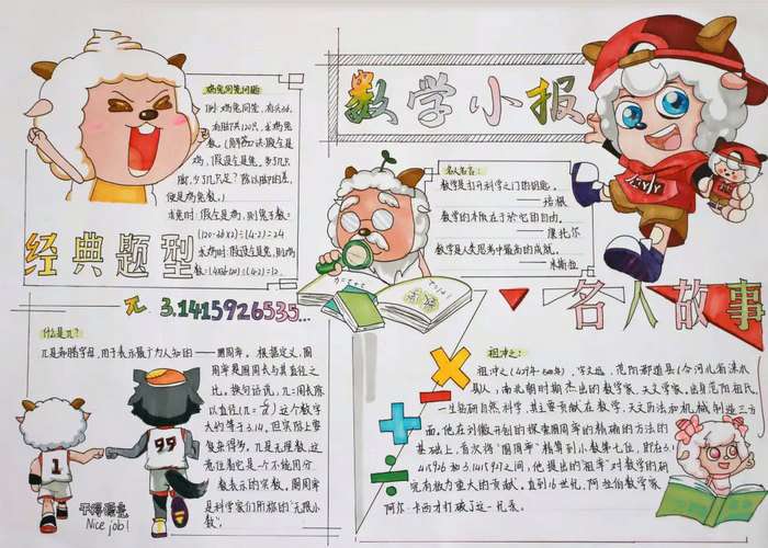 精美初一数学手抄报图片