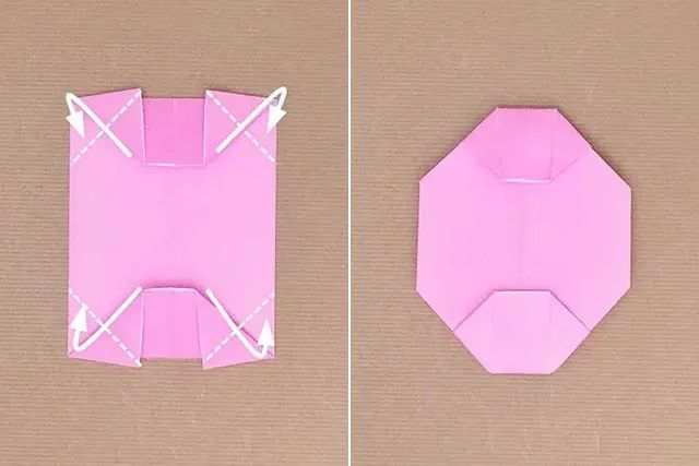 3-5岁小手工灯笼制作：幼儿简单折纸灯笼