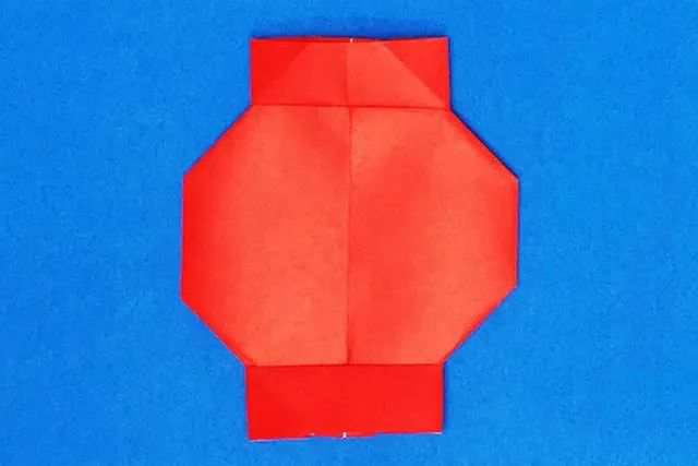 3-5岁小手工灯笼制作：幼儿简单折纸灯笼