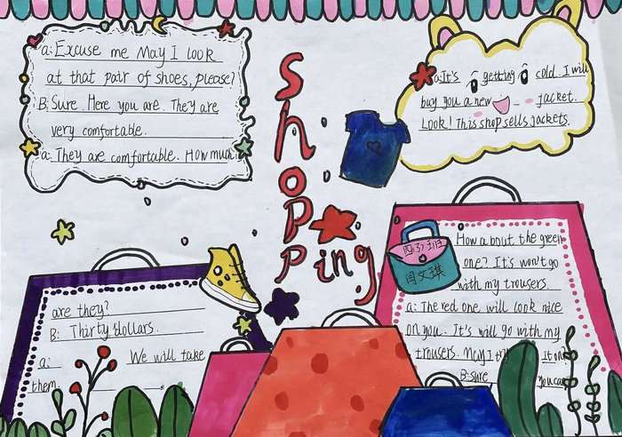 四年级英语手抄报图片漂亮