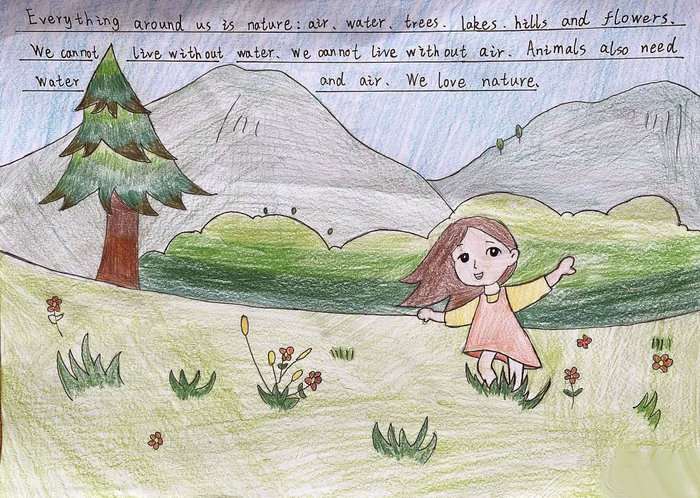 四年级英语手抄报图片漂亮