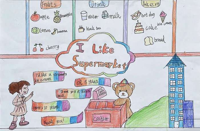 四年级英语手抄报图片漂亮