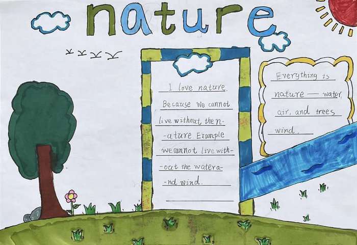 四年级英语手抄报图片漂亮