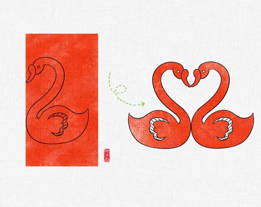 儿童对折剪纸手工简单又漂亮图案