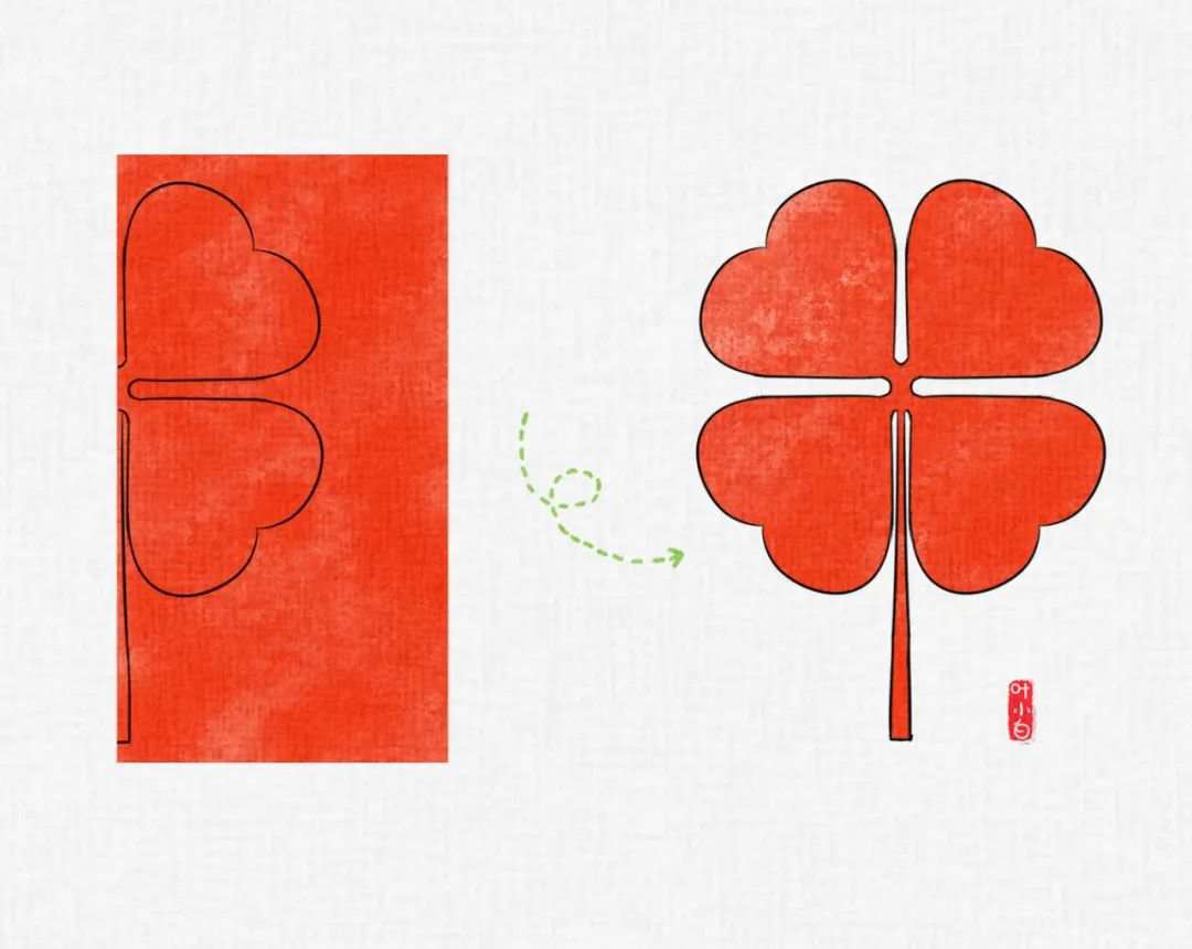 儿童对折剪纸手工简单又漂亮图案