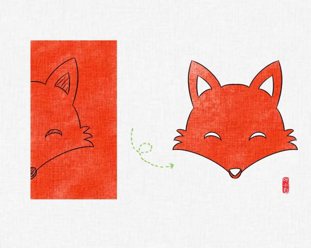 儿童对折剪纸手工简单又漂亮图案