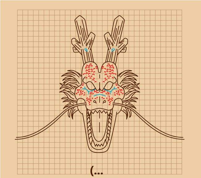 七龙珠神龙简笔画怎么画图片教程