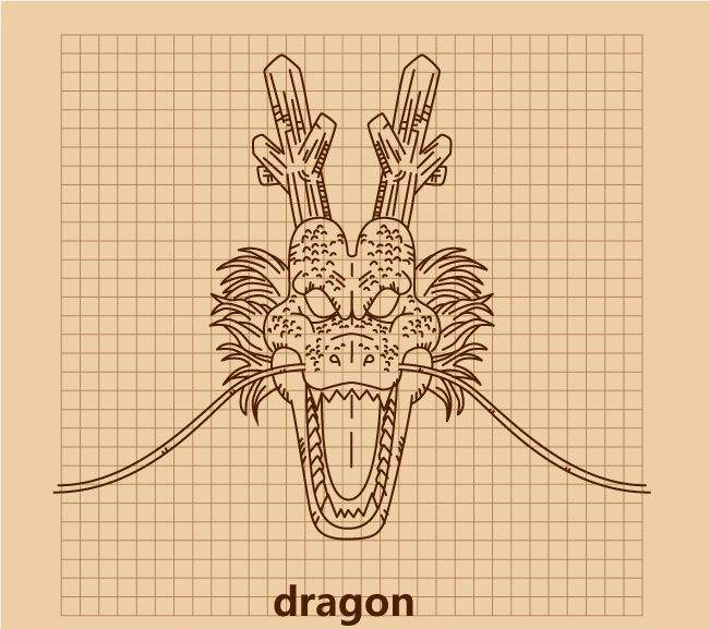 七龙珠神龙简笔画怎么画图片教程
