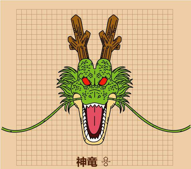 七龙珠神龙简笔画怎么画图片教程