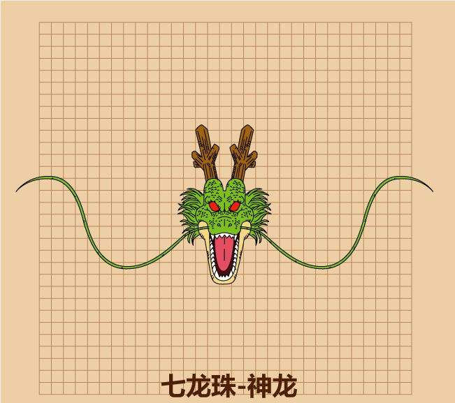 七龙珠神龙简笔画怎么画图片教程