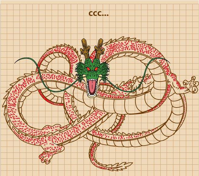 七龙珠神龙简笔画怎么画图片教程