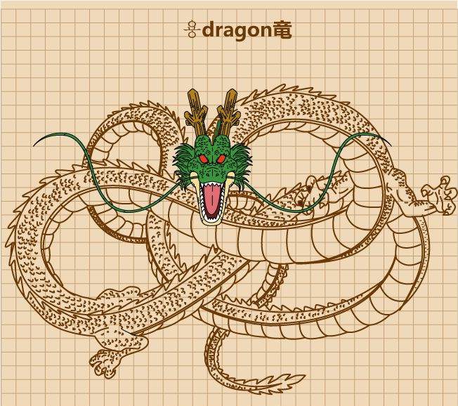 七龙珠神龙简笔画怎么画图片教程