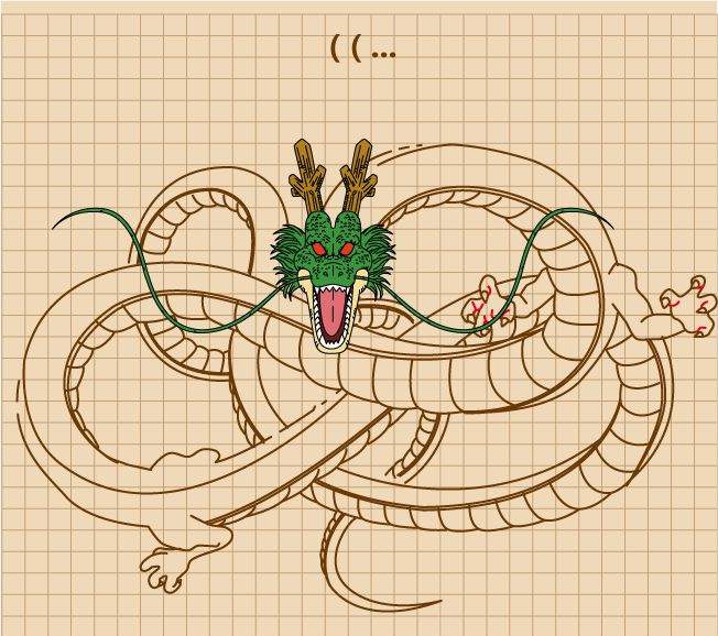 七龙珠神龙简笔画怎么画图片教程