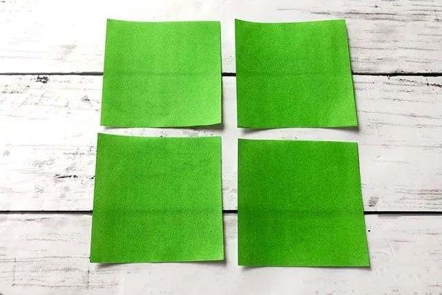 适合幼儿的简单剪纸：剪纸四叶草(步骤图解)