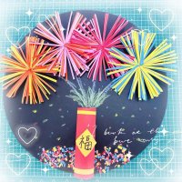 绽放的烟花剪贴画图片教程