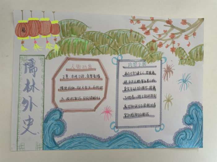 儒林外史手抄报图片及内容简单好看