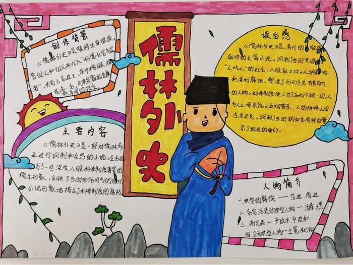 儒林外史手抄报图片及内容简单好看