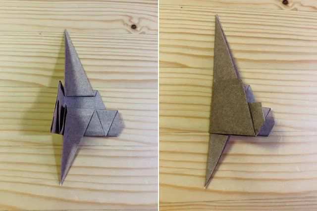 适合小孩子的折纸恐龙教程：简单折纸立体霸王龙(步骤图解)