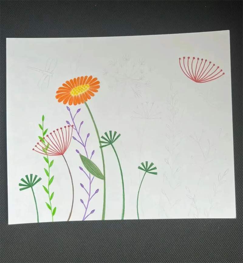 超级简单的花花草草简笔画图片教程