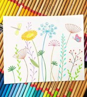 超级简单的花花草草简笔画图片教程