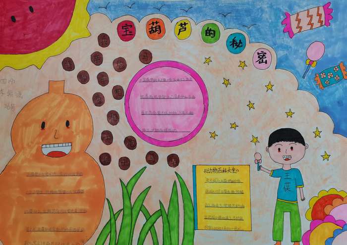 宝葫芦的秘密手抄报简单又漂亮