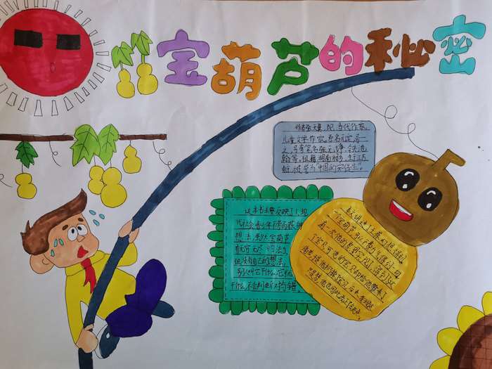 宝葫芦的秘密手抄报简单又漂亮