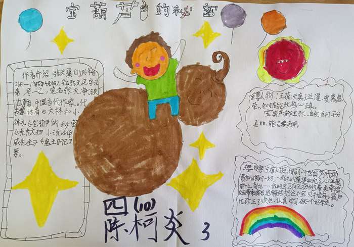 宝葫芦的秘密手抄报简单又漂亮