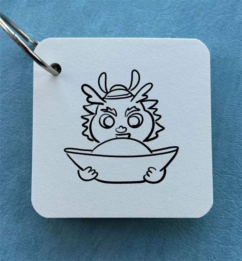 抱着元宝的小龙简笔画图片教程简单