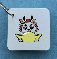 抱着元宝的小龙简笔画图片教程简单