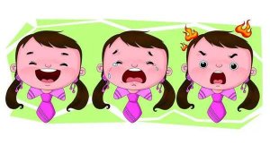 幼儿园大班美术教案：多变的脸