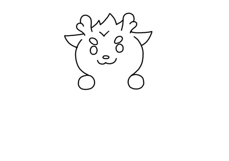 龙年春节简笔画，祝大家新春快乐，龙年大吉