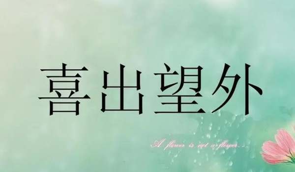 喜出望外造句 用喜出望外造句子