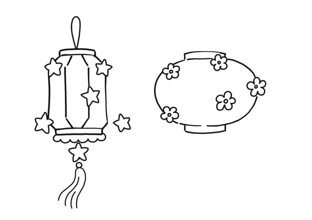 元宵节灯笼简笔画怎么画简单又好看