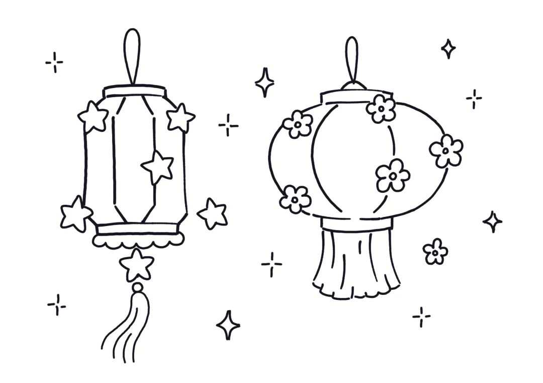 元宵节灯笼简笔画怎么画简单又好看