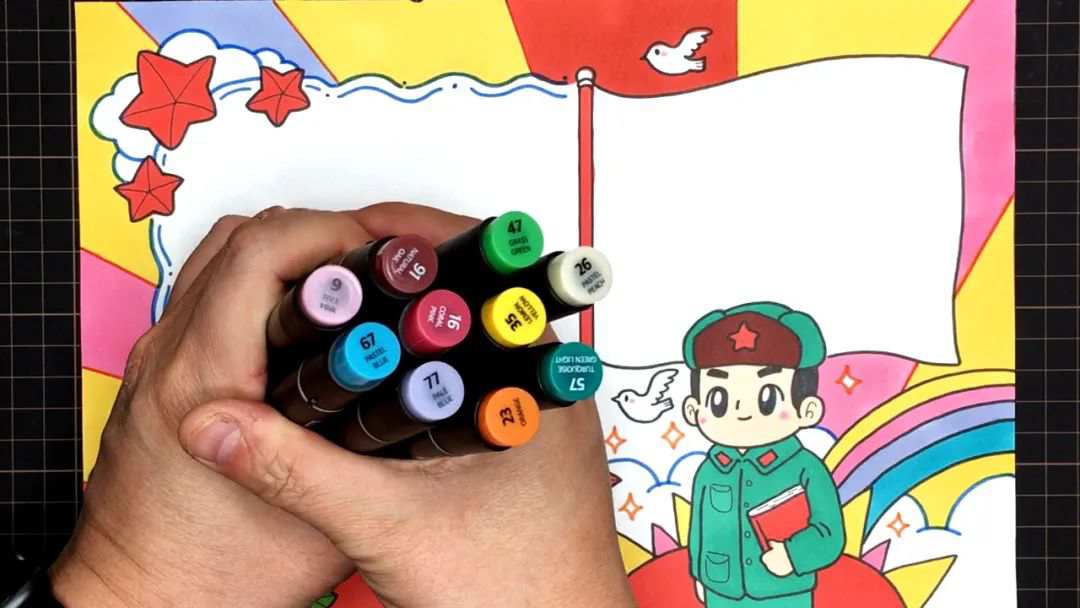 学习雷锋精神手抄报图片简单