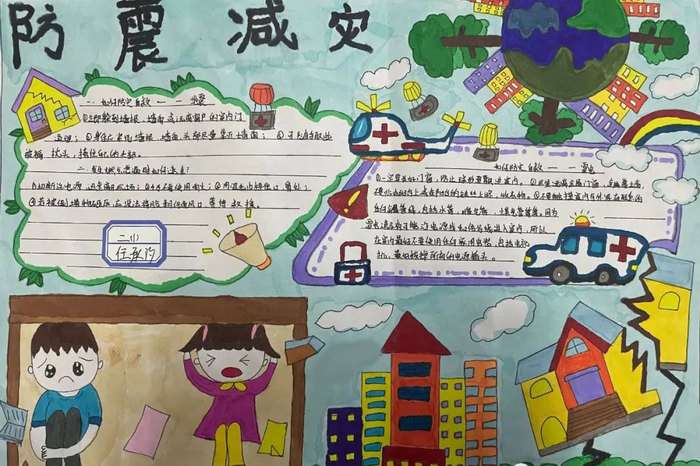 知危险会避险守护安全成长手抄报图片