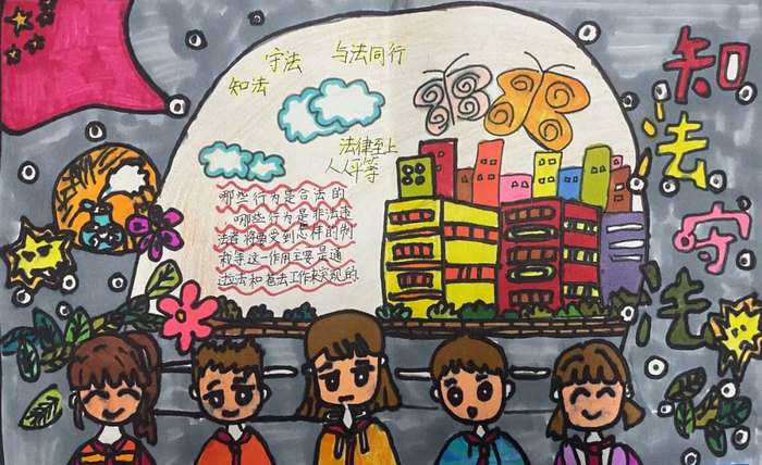 知危险会避险守护安全成长手抄报图片