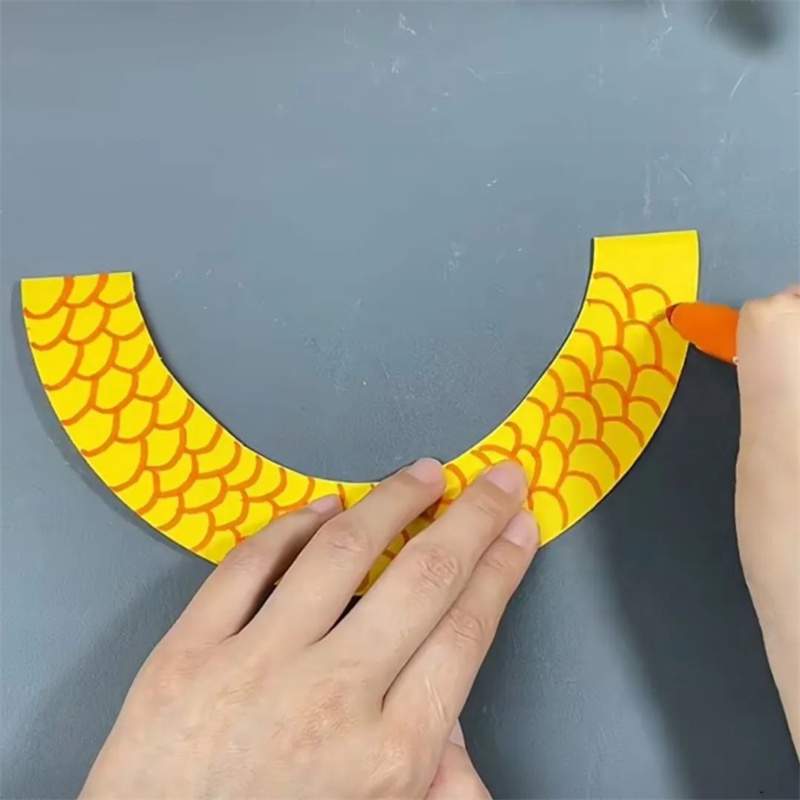 卡纸手工制作龙