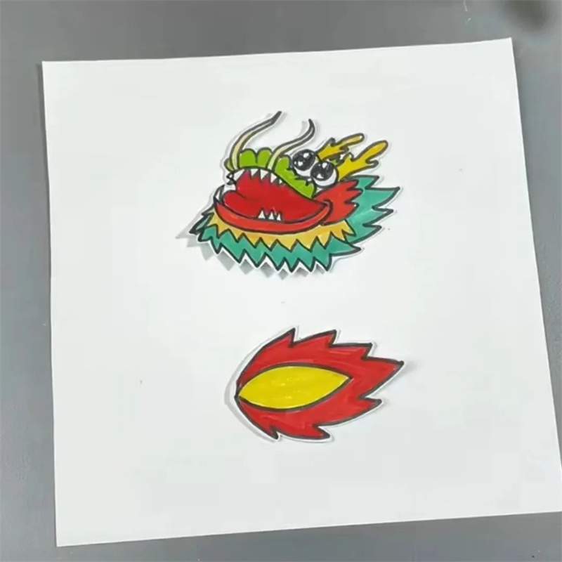 卡纸手工制作龙