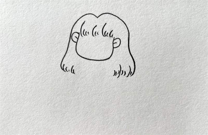 女生节简笔画教程图片