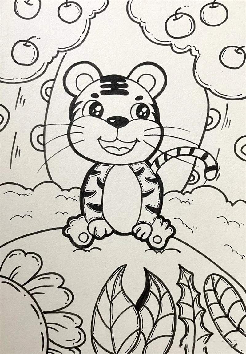 十二生肖简笔画线稿大集合