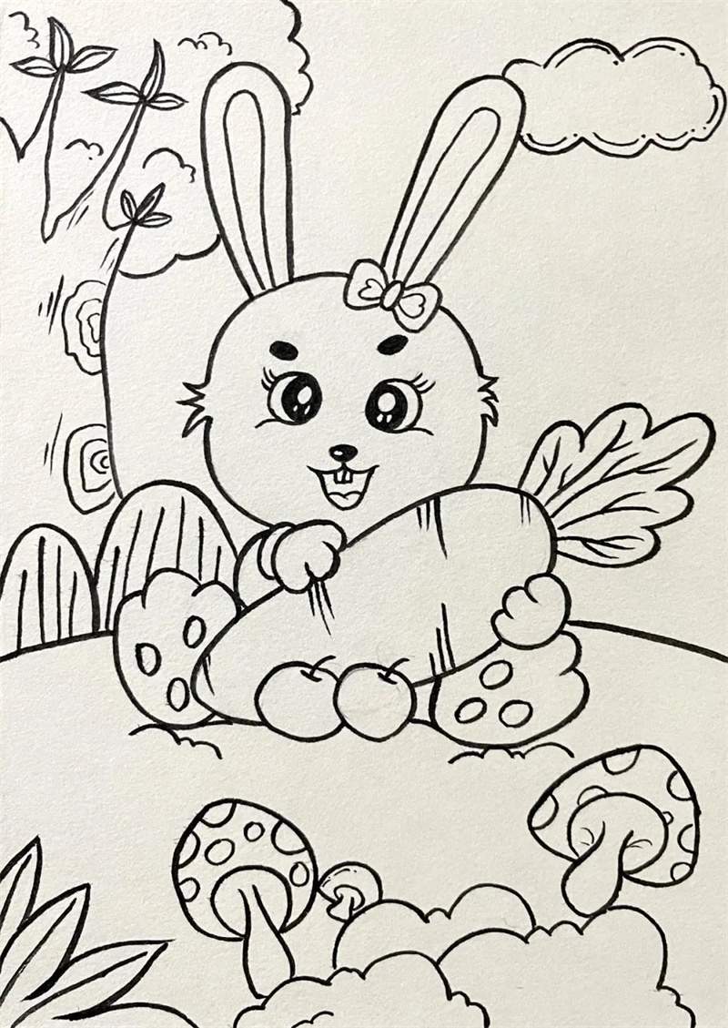 十二生肖简笔画线稿大集合